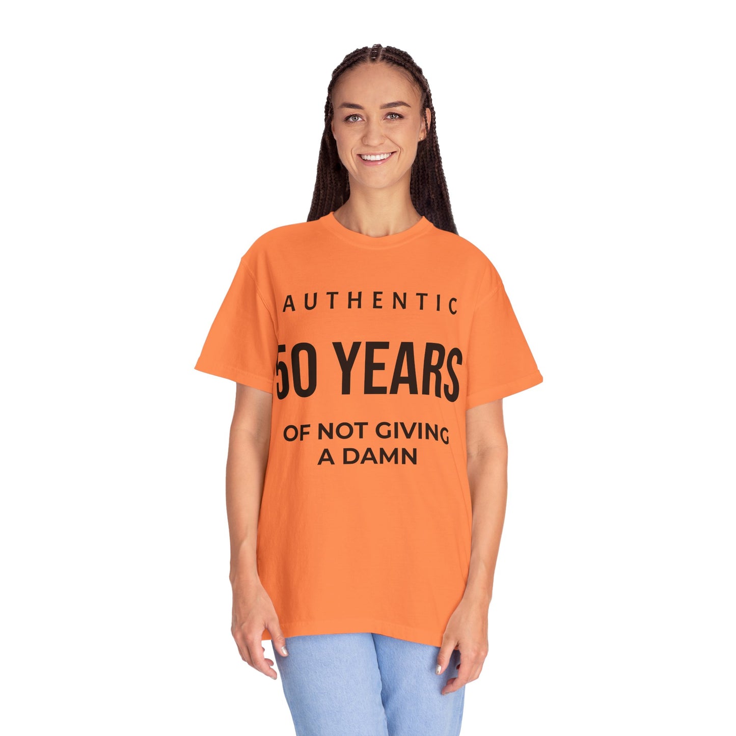 50 Years of Not Giving a Damn T-Shirt — Funny 50th Birthday Tee