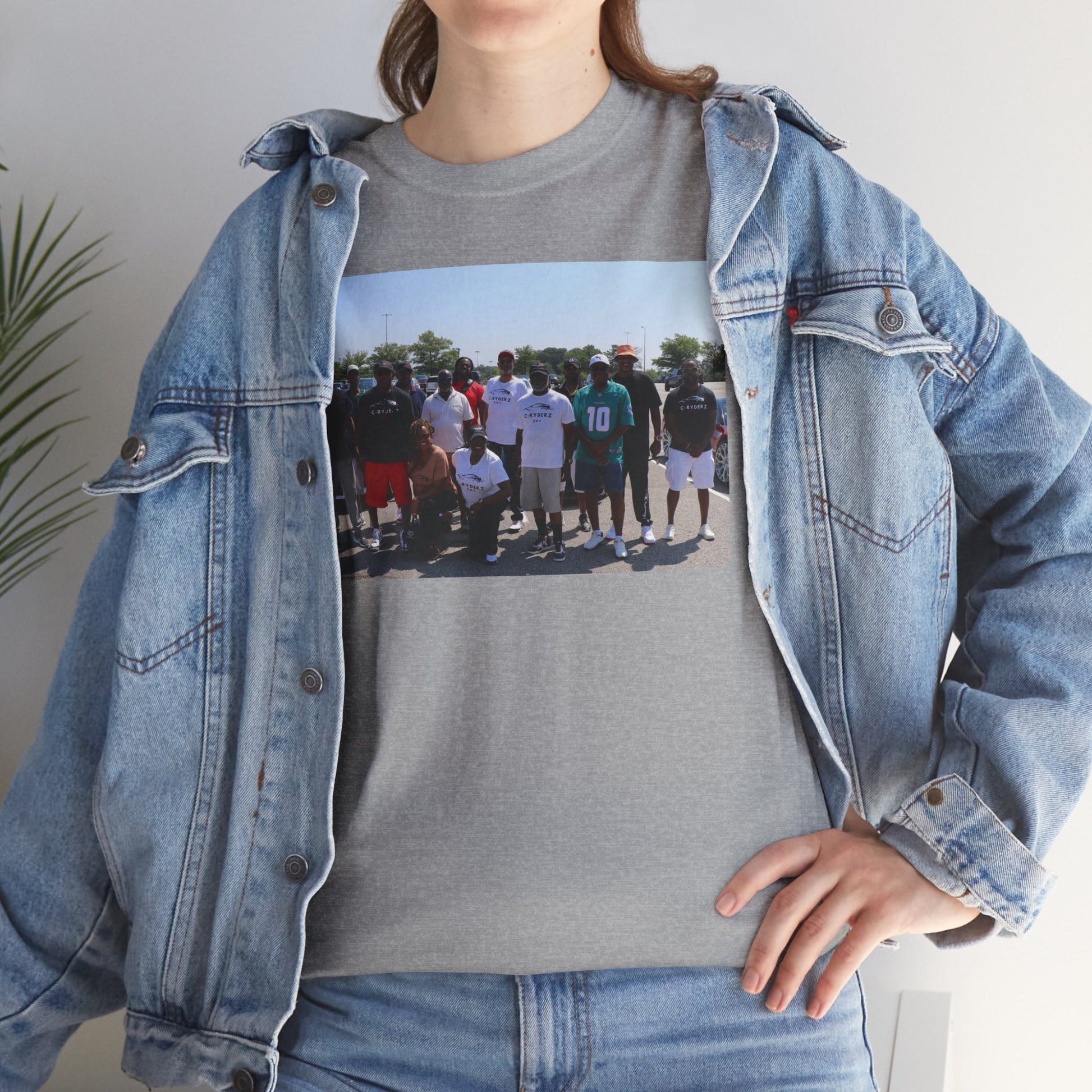 C-RYDERZ Group Photo Custom Tee — Personalized Reunion & Team Picture Shirt Printify