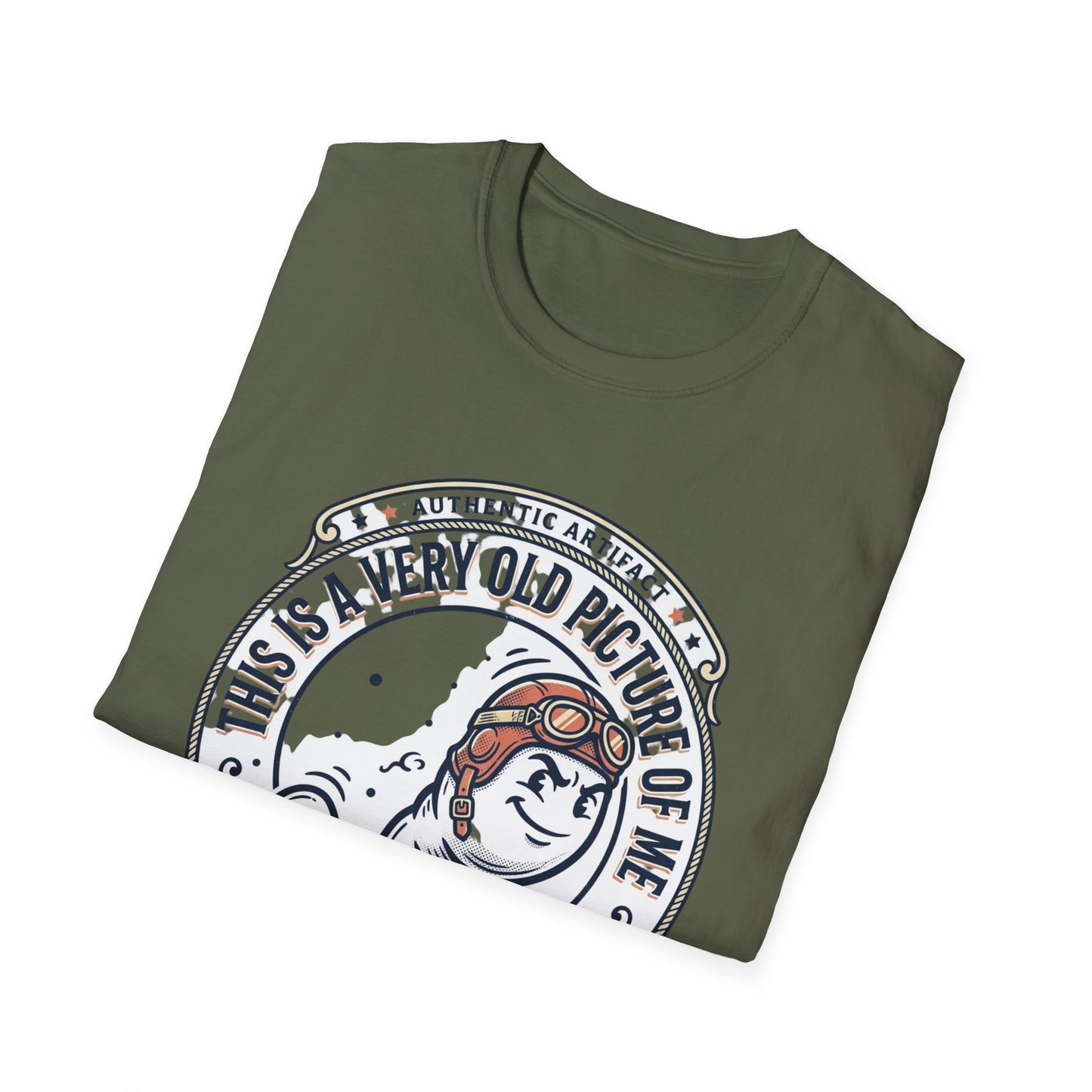 "This Is A Very Old Picture Of Me" Retro Marine Tee