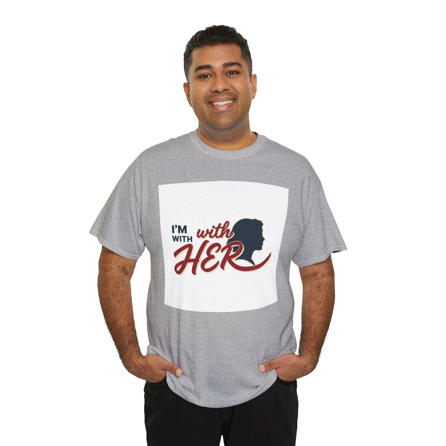 I'm With Her T-Shirt — Women's Rights / Feminist Silhouette Tee