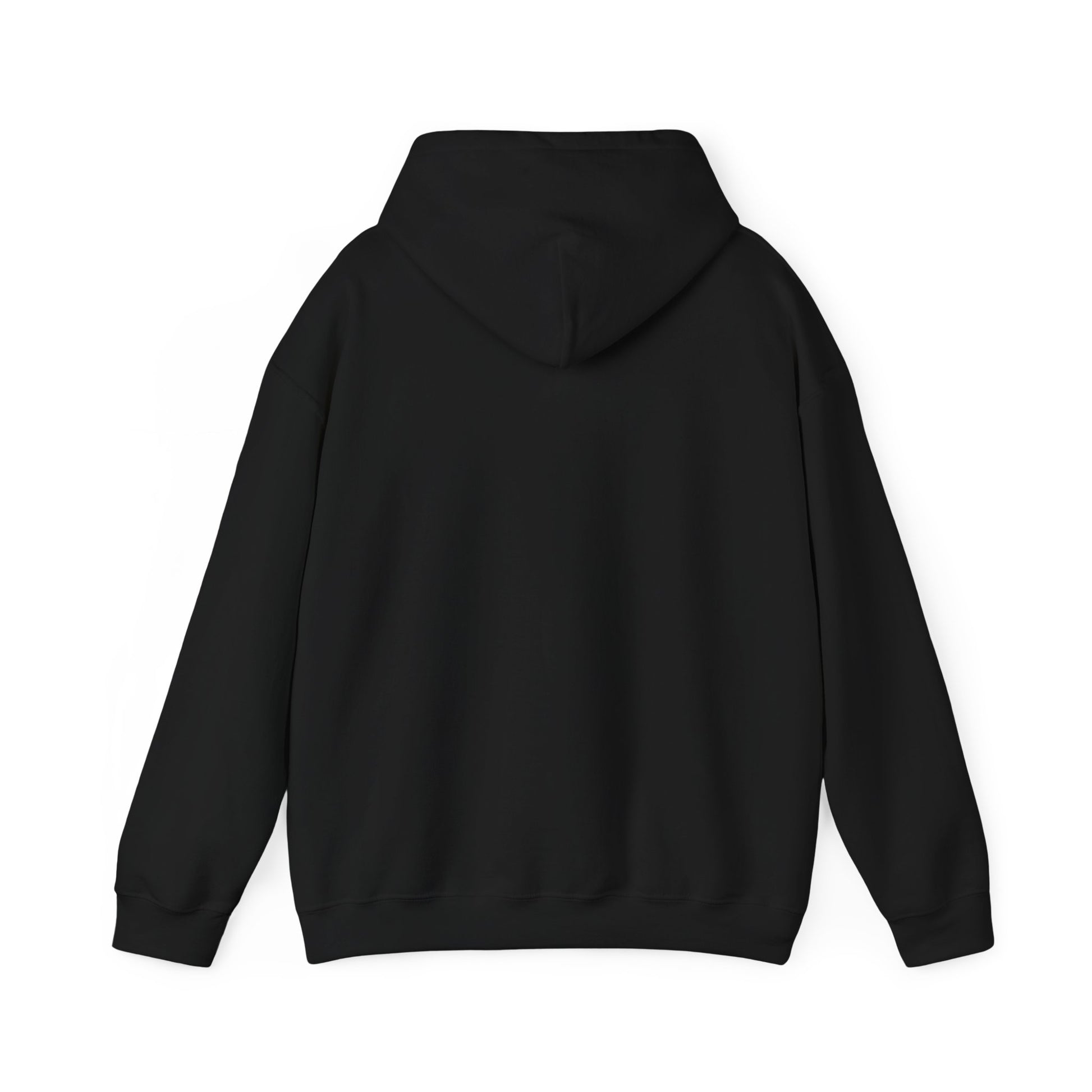 Custom Classic White Hoodie with Centered Square Design Mockup Printify