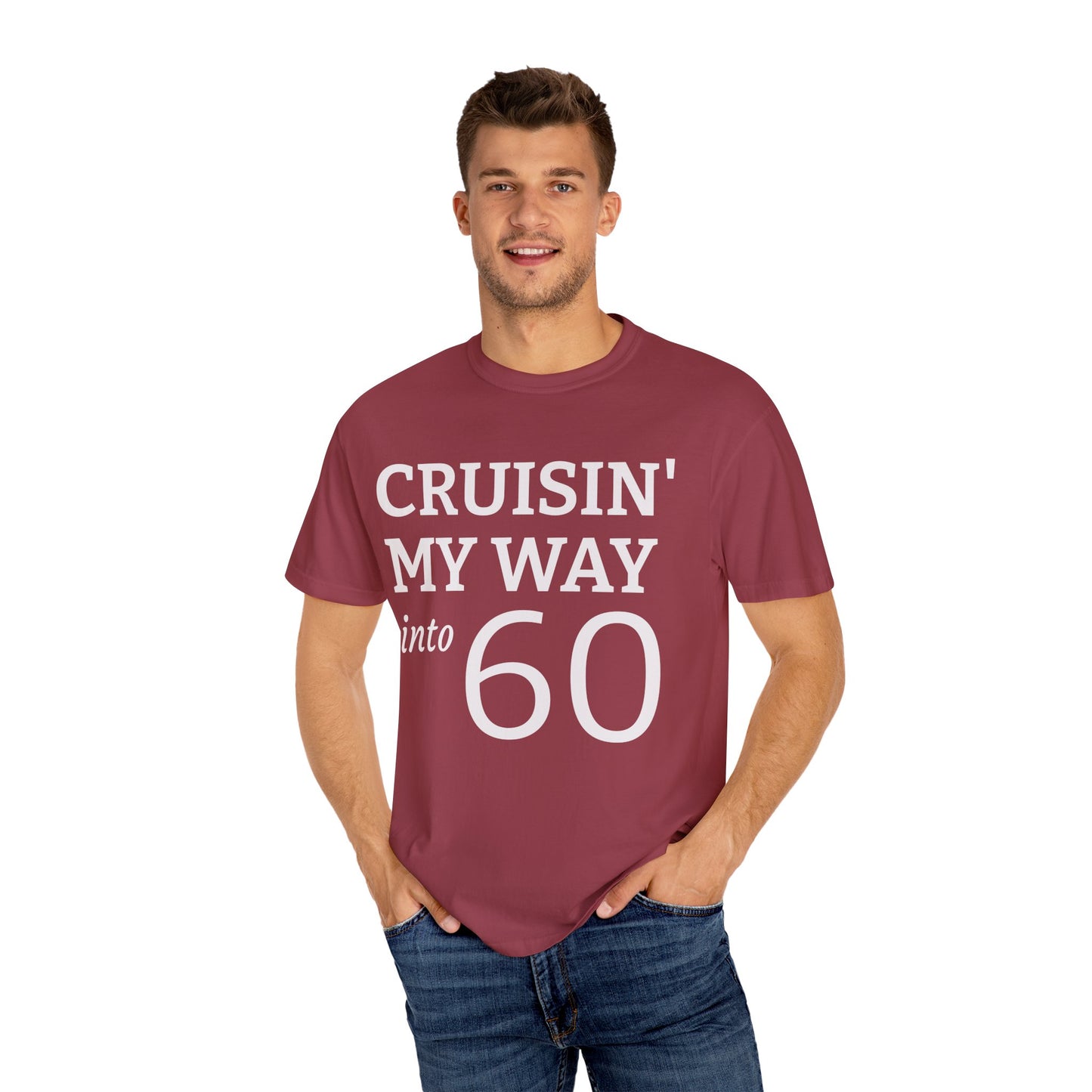Cruisin' My Way Into 60 T-Shirt — 60th Birthday Tee