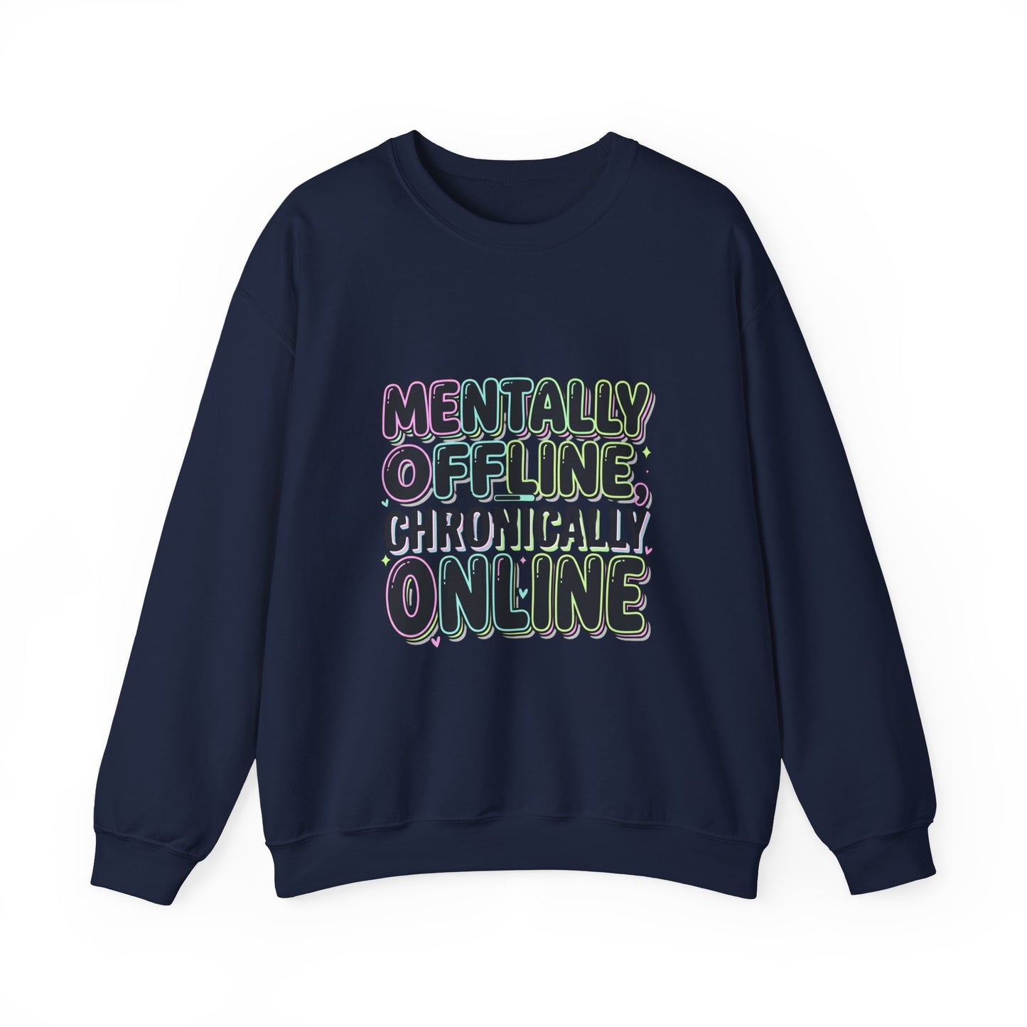 Mentally Offline Unisex Heavy Blend™ Crewneck Sweatshirt