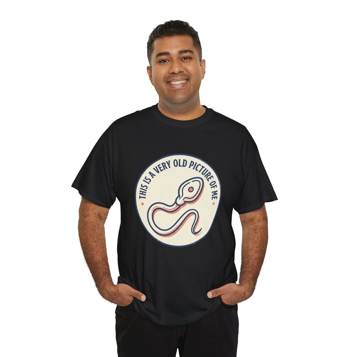 "This Is A Very Old Picture Of Me" Retro Snake Graphic Tee