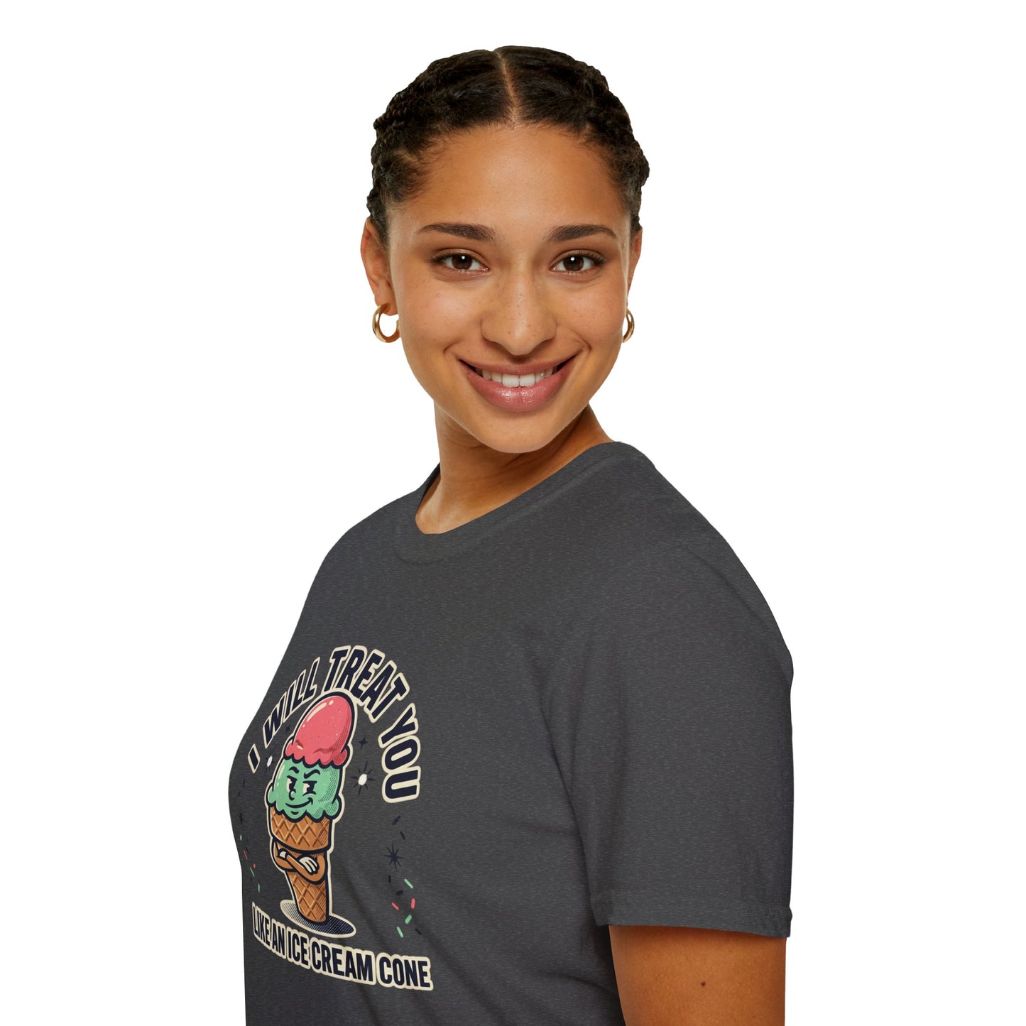 I Will Treat You Like An Ice Cream Cone T-Shirt — Cute Ice Cream Graphic Tee