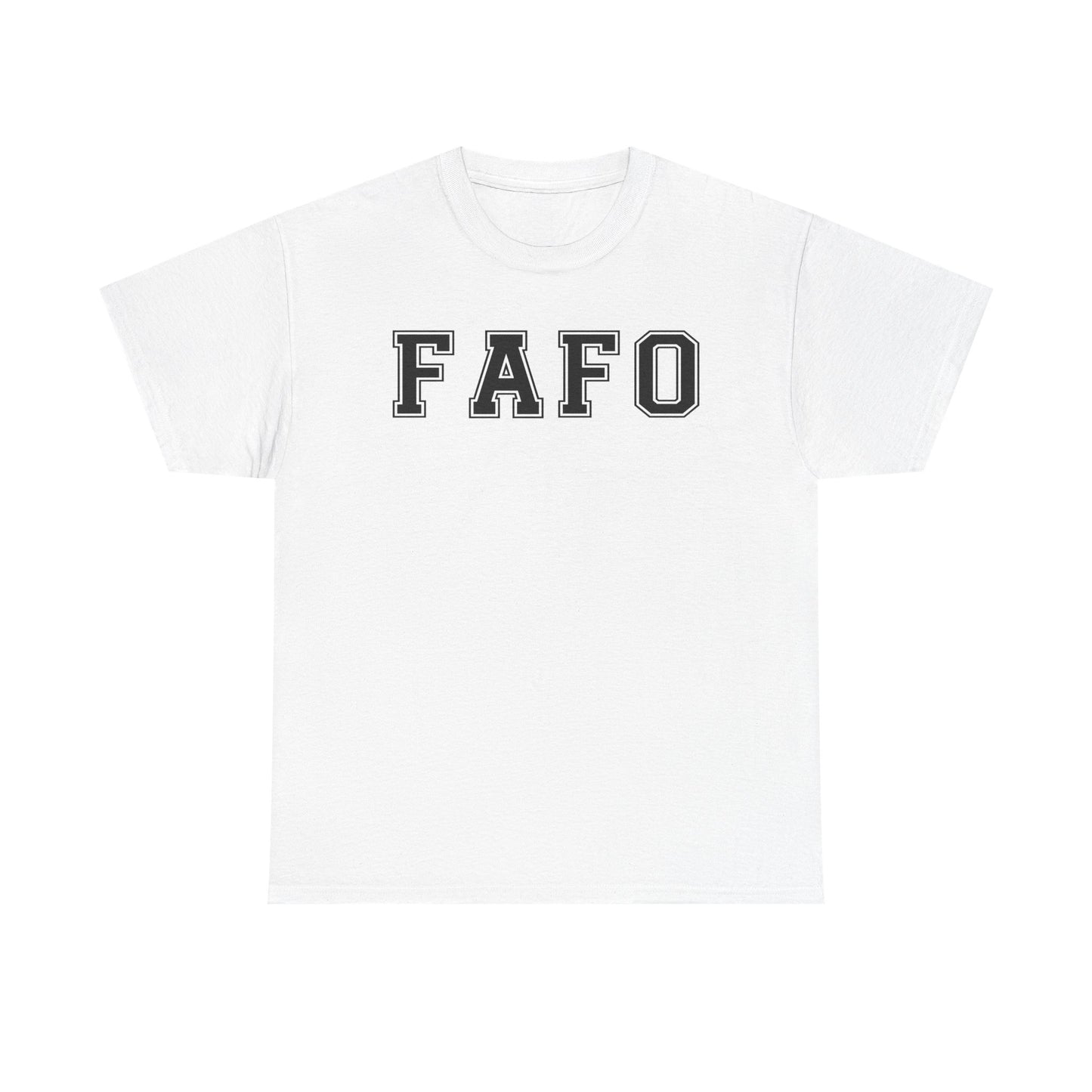 FAFO Unisex Heavy Cotton Tee - Comfortable Casual Wear for Everyday Style