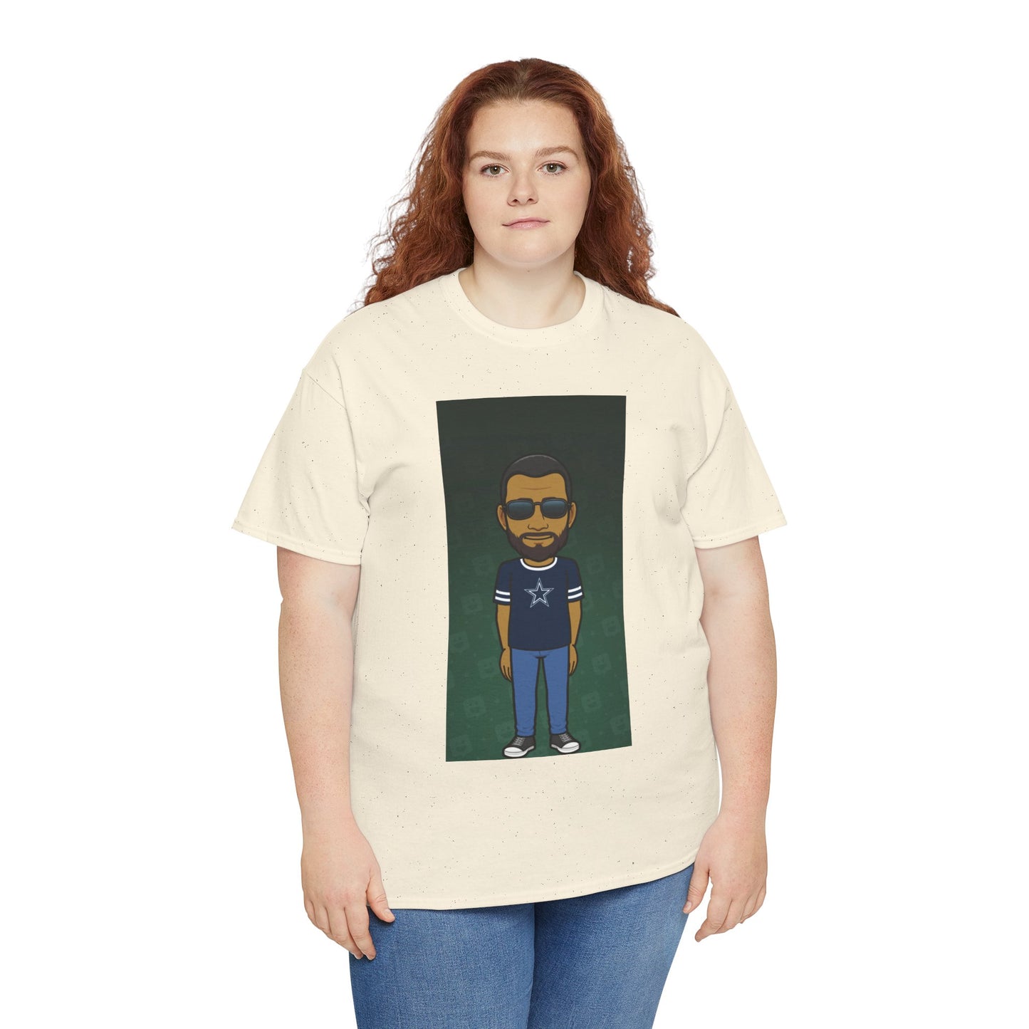 Cartoon Guy Graphic Tee — Personalized Avatar Shirt Printify