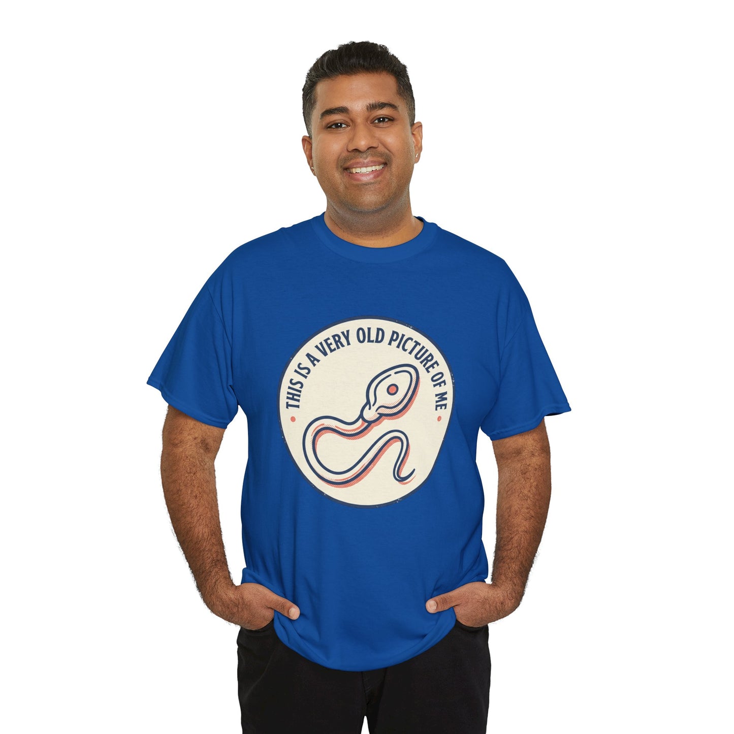 "This Is A Very Old Picture Of Me" Retro Snake Graphic Tee