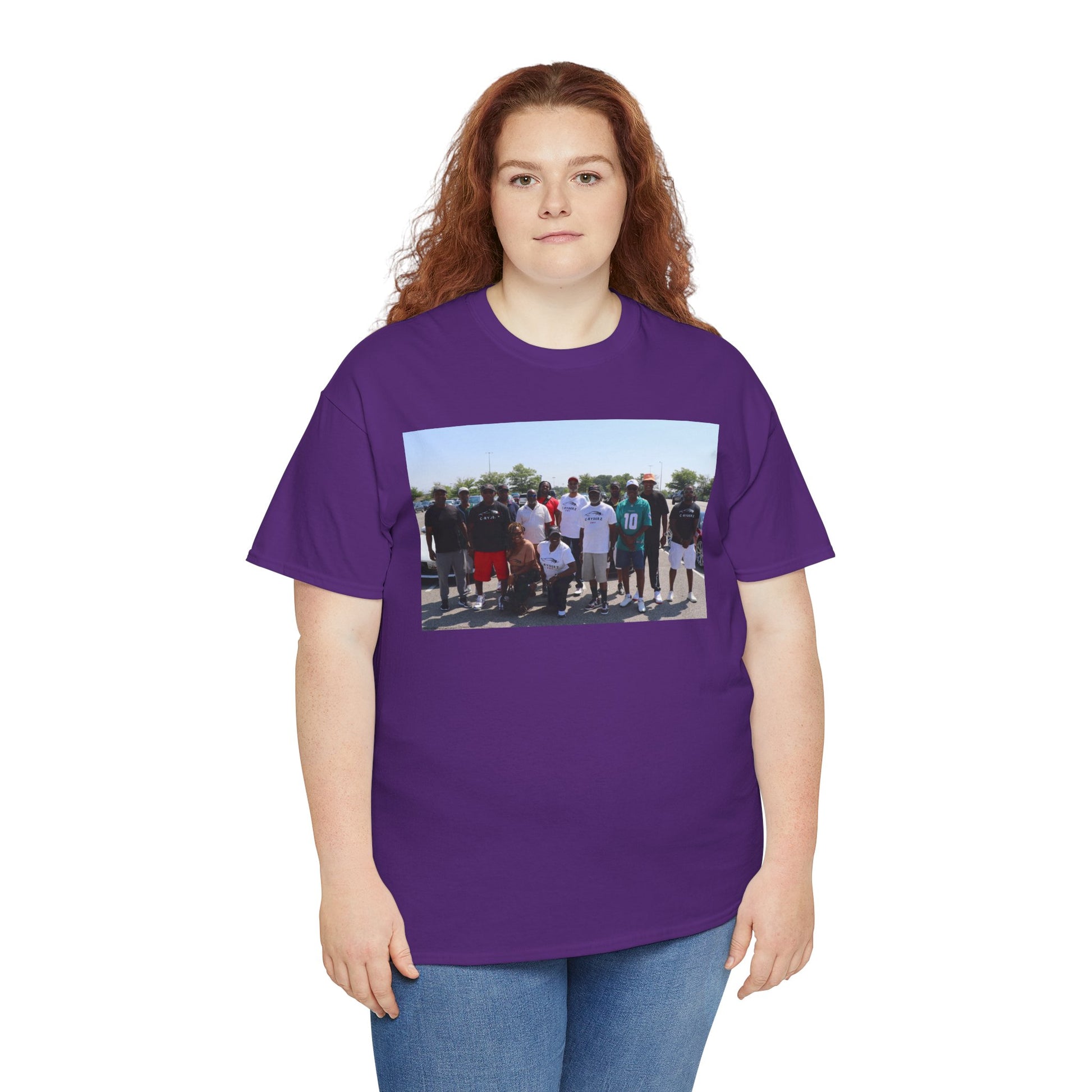 C-RYDERZ Group Photo Custom Tee — Personalized Reunion & Team Picture Shirt Printify