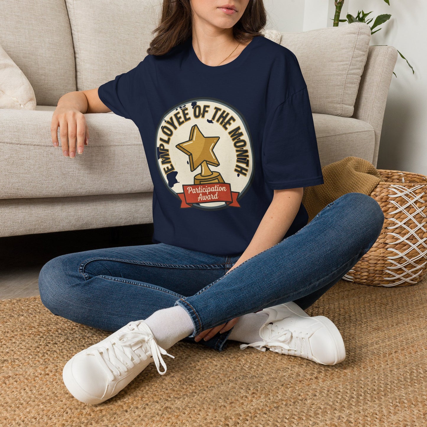 Employee of the Month T-Shirt — Participation Award Star Tee