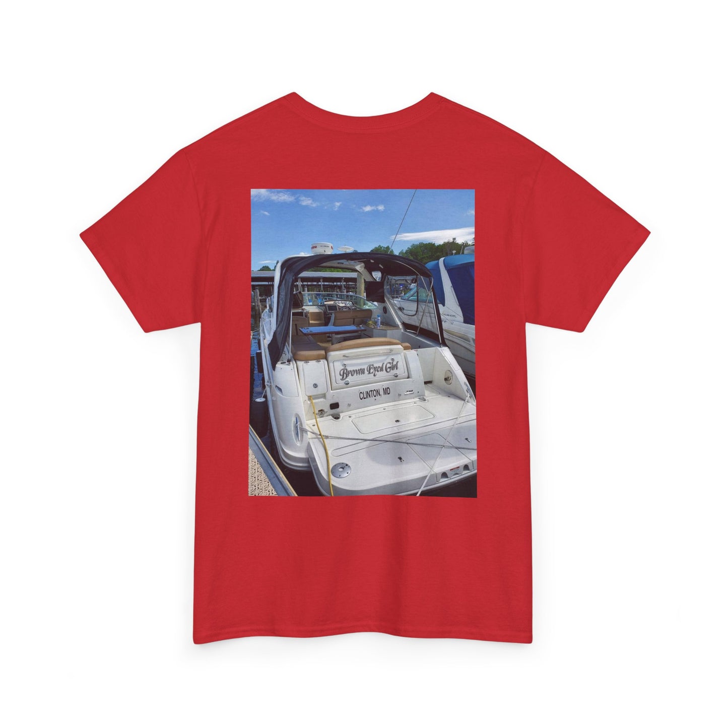 Custom Photo Print T-Shirt — Personalized Selfie Tee ("Welcome" Coffee Graphic) Printify