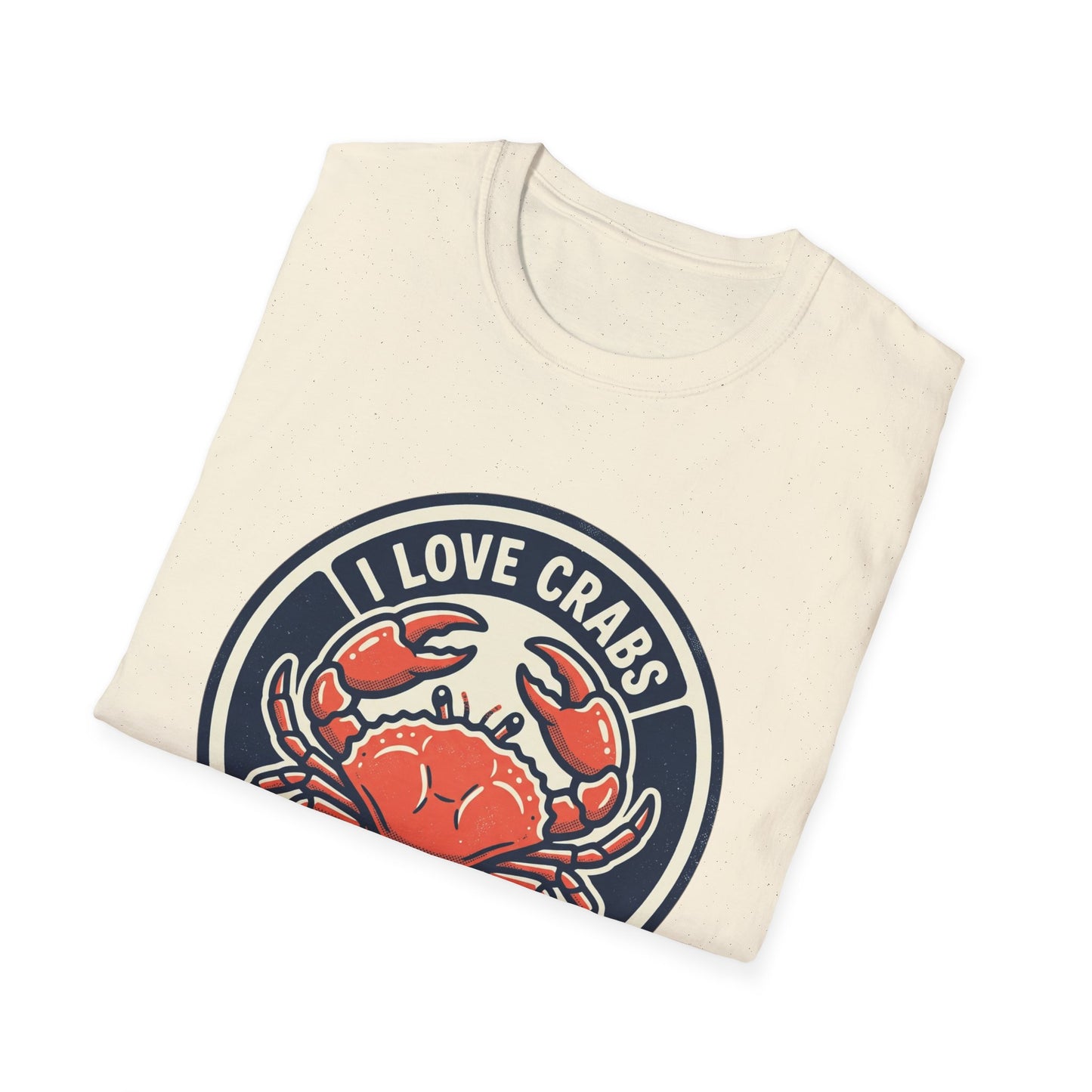 Crab Lover T-Shirt — I Love Crabs Vintage Seafood Graphic Tee