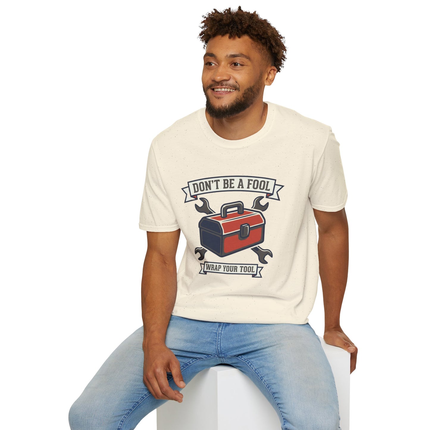 Don't Be a Fool Toolbox T‑Shirt — Wrap Your Tool Shirt for Mechanics & DIYers