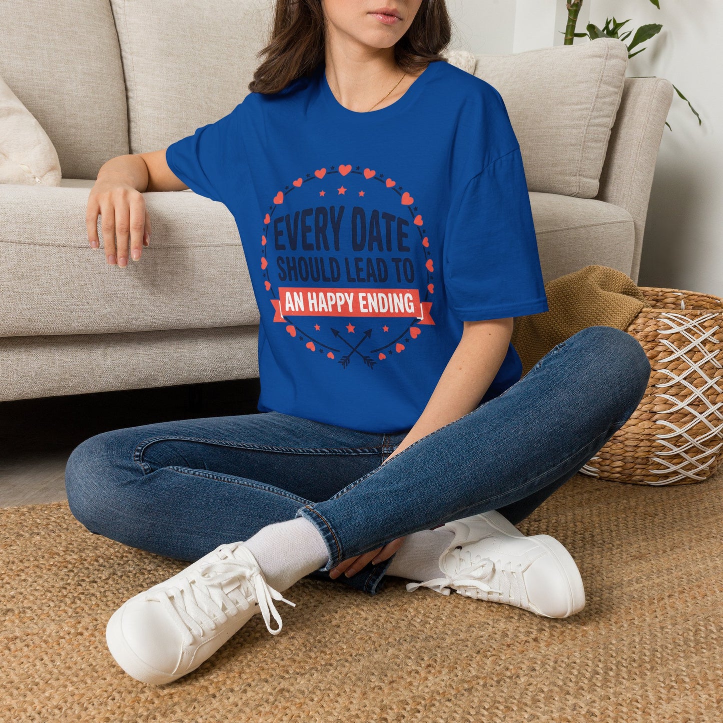 Every Date Should Lead To An Happy Ending T-Shirt — Romantic Valentine’s Tee