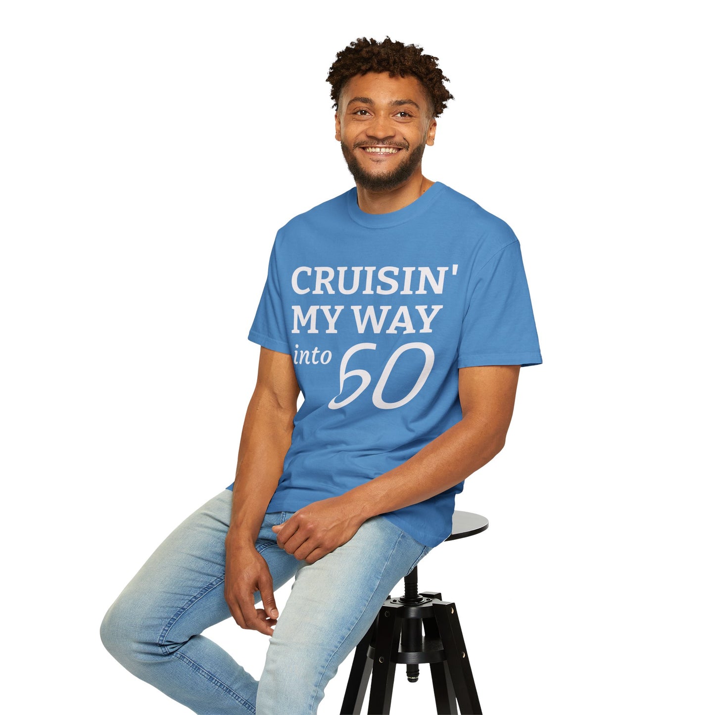 Cruisin' My Way Into 60 T-Shirt — 60th Birthday Tee