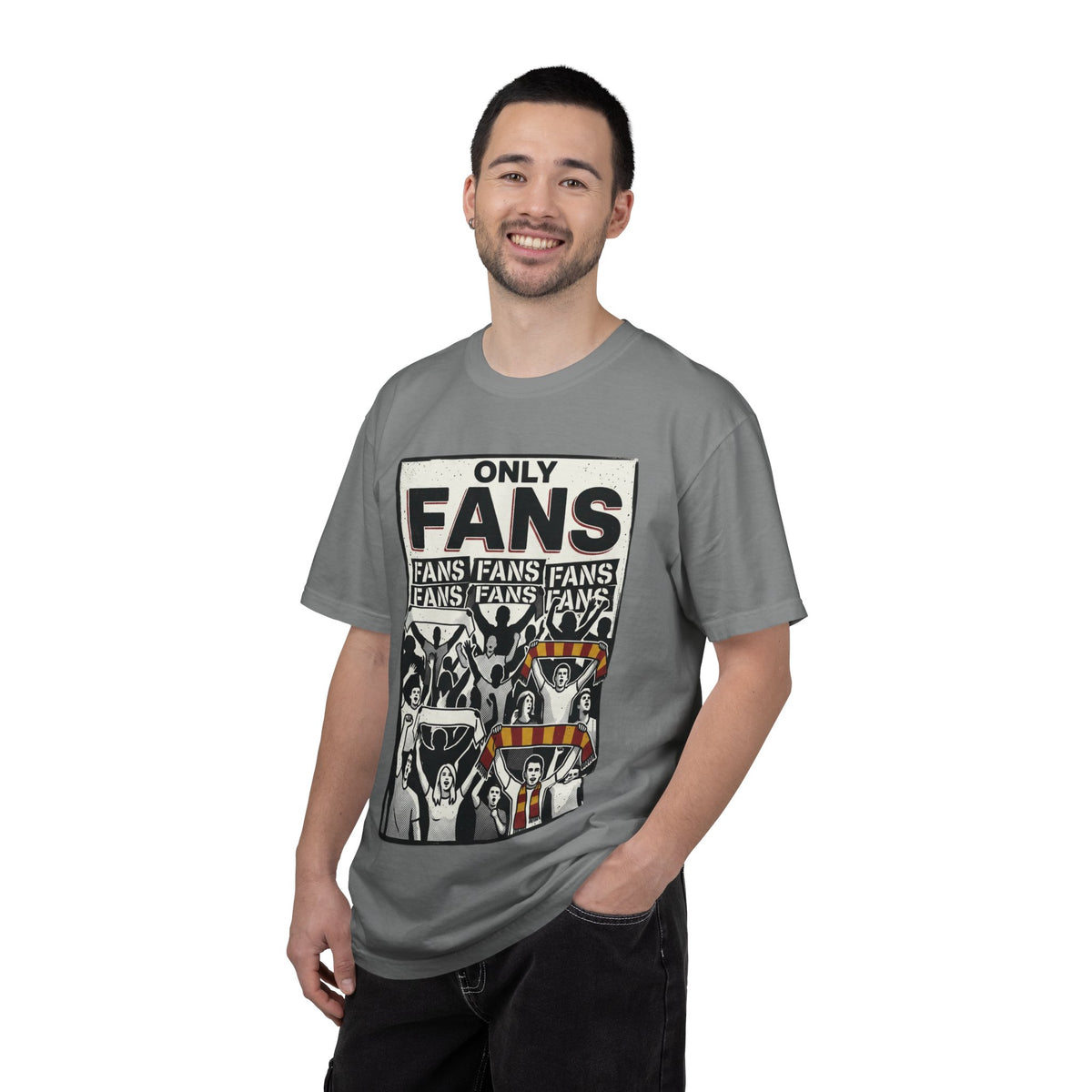 Only Fans Crowd Graphic T-Shirt — Vintage Sports Fan Tee