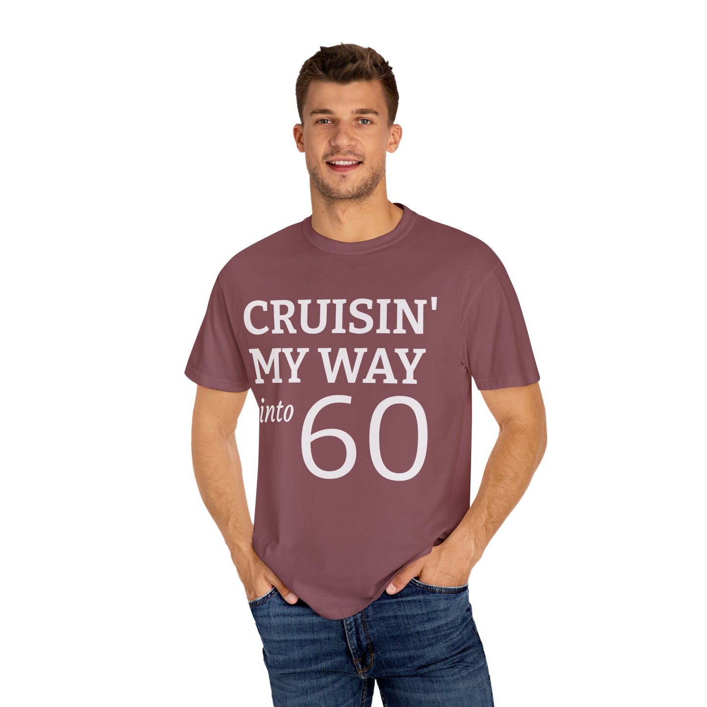 Cruisin' My Way Into 60 T-Shirt — 60th Birthday Tee