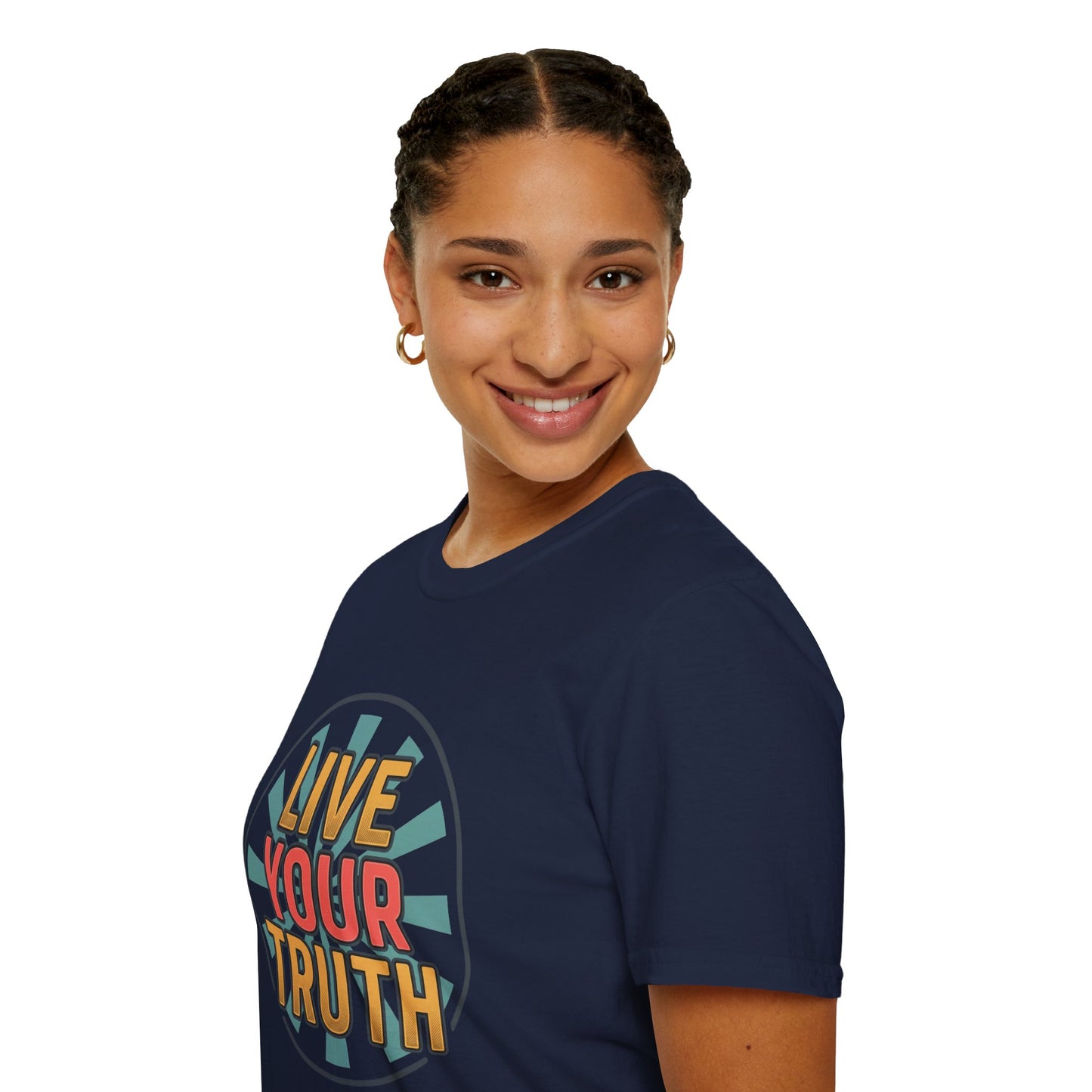 Live Your Truth T-Shirt — Retro Inspirational Graphic Tee