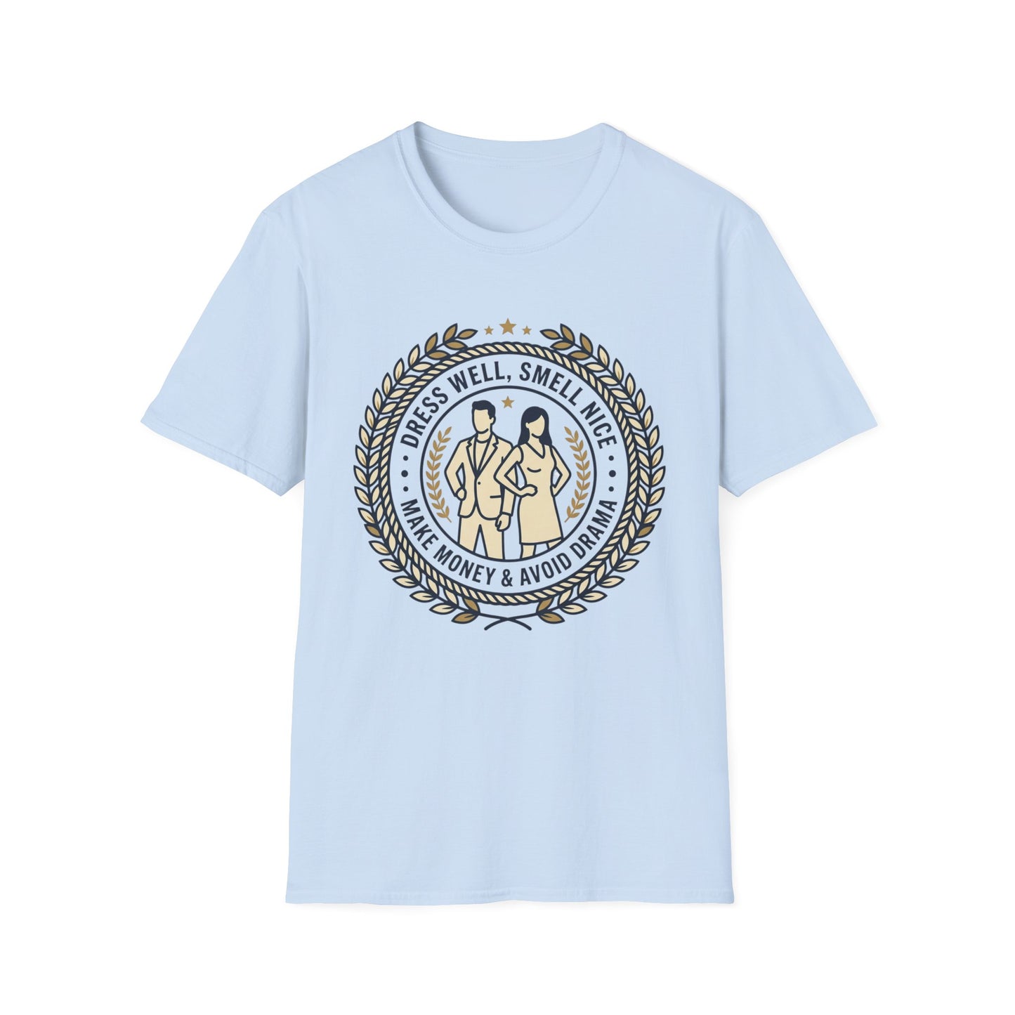 "Dress Well, Smell Nice" Vintage Couple Graphic Tee