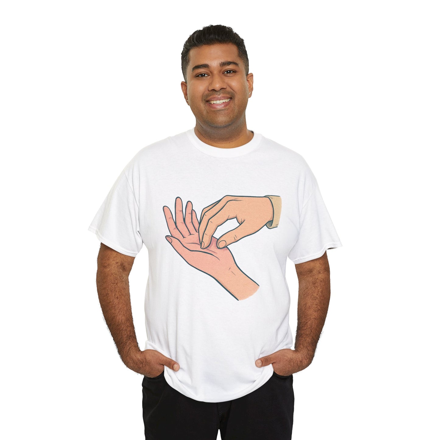 T-Shirt - Gentle Palm Reading Illustration Tee