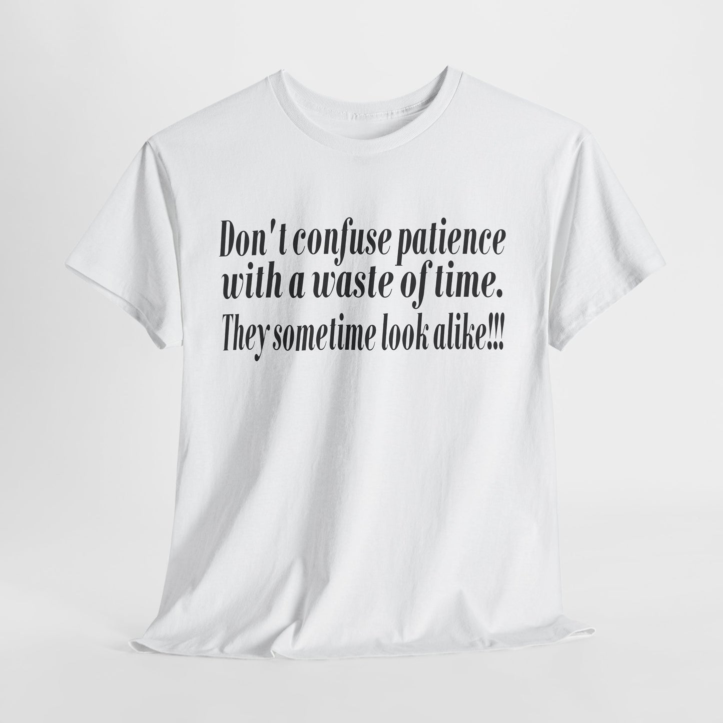 Don't Confuse Patience with a Waste of Time