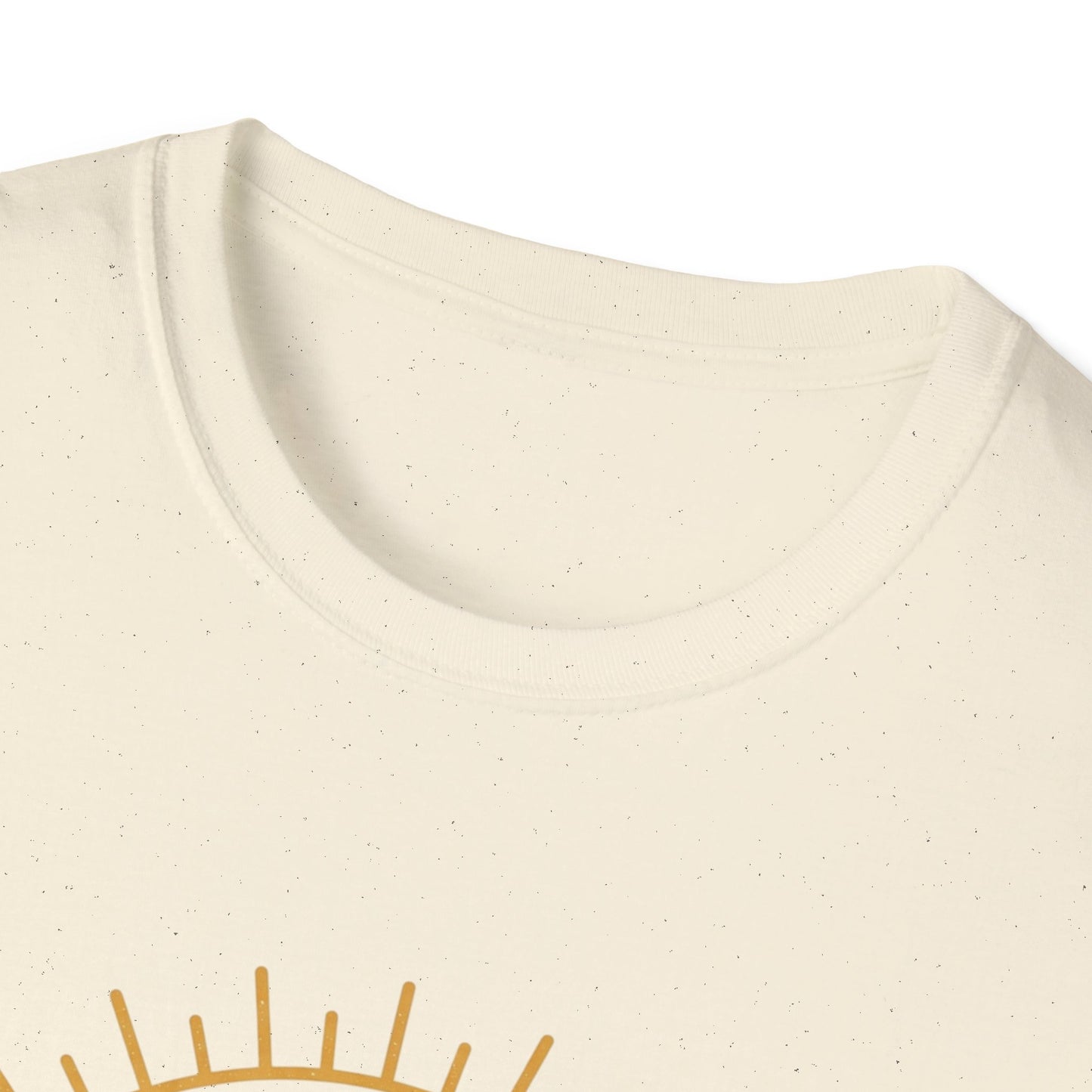 Lets Be Positive Today T-Shirt — Motivational Sunburst Graphic Tee
