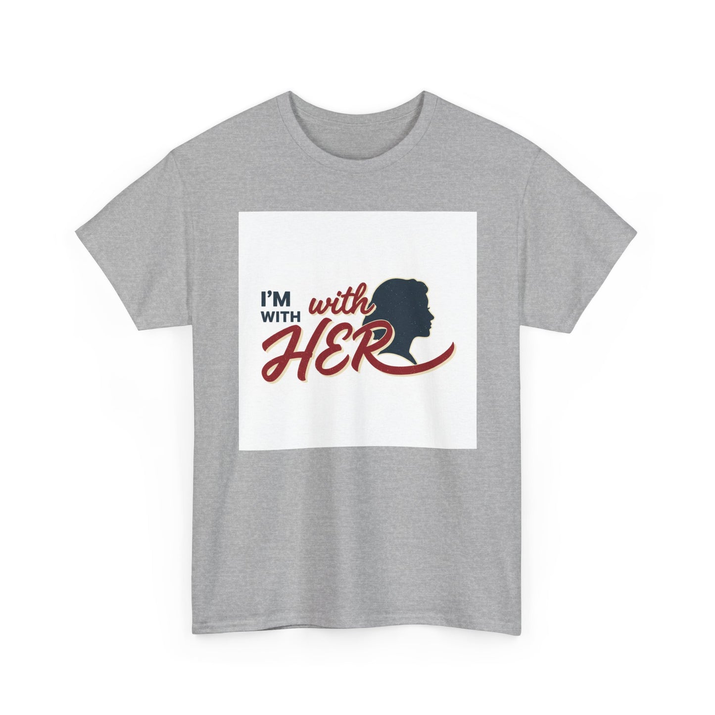 I'm With Her T-Shirt — Women's Rights / Feminist Silhouette Tee