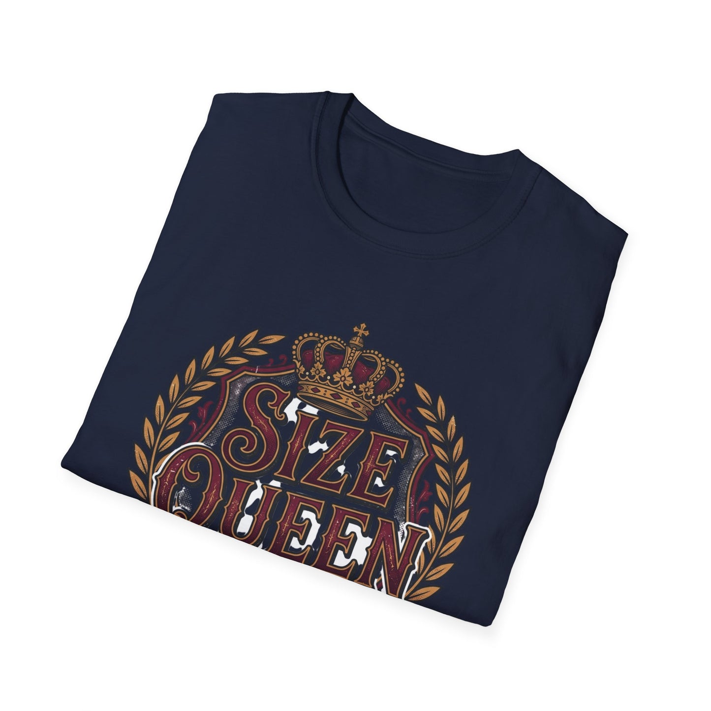 Size Queen T‑Shirt — Vintage Crown Graphic Tee Printify