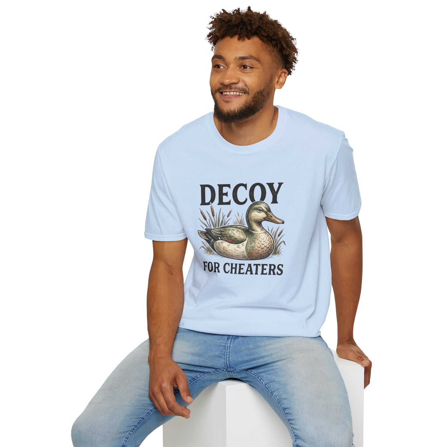 Decoy Duck T-Shirt — "Decoy for Cheaters" Vintage Waterfowl Tee