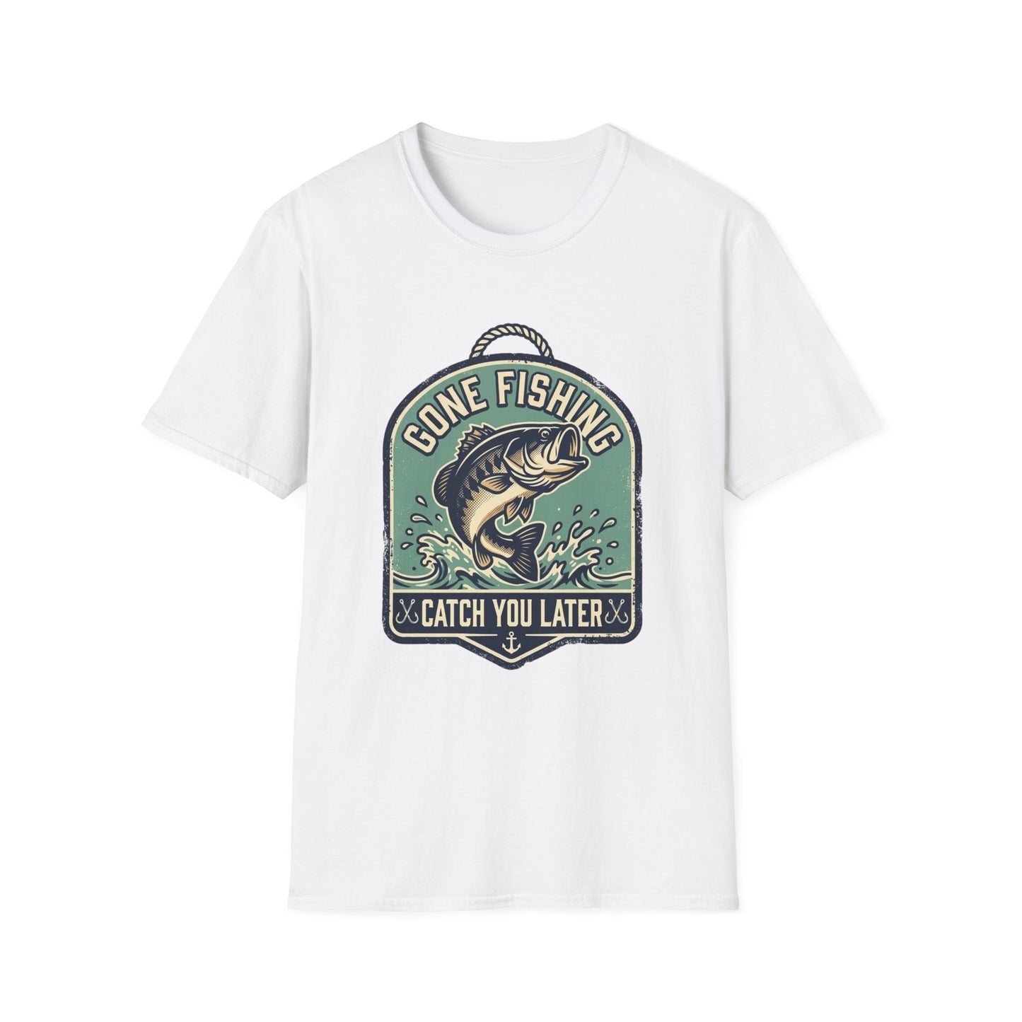 Gone Fishing T-Shirt – "Catch You Later" Bass Fishing Tee