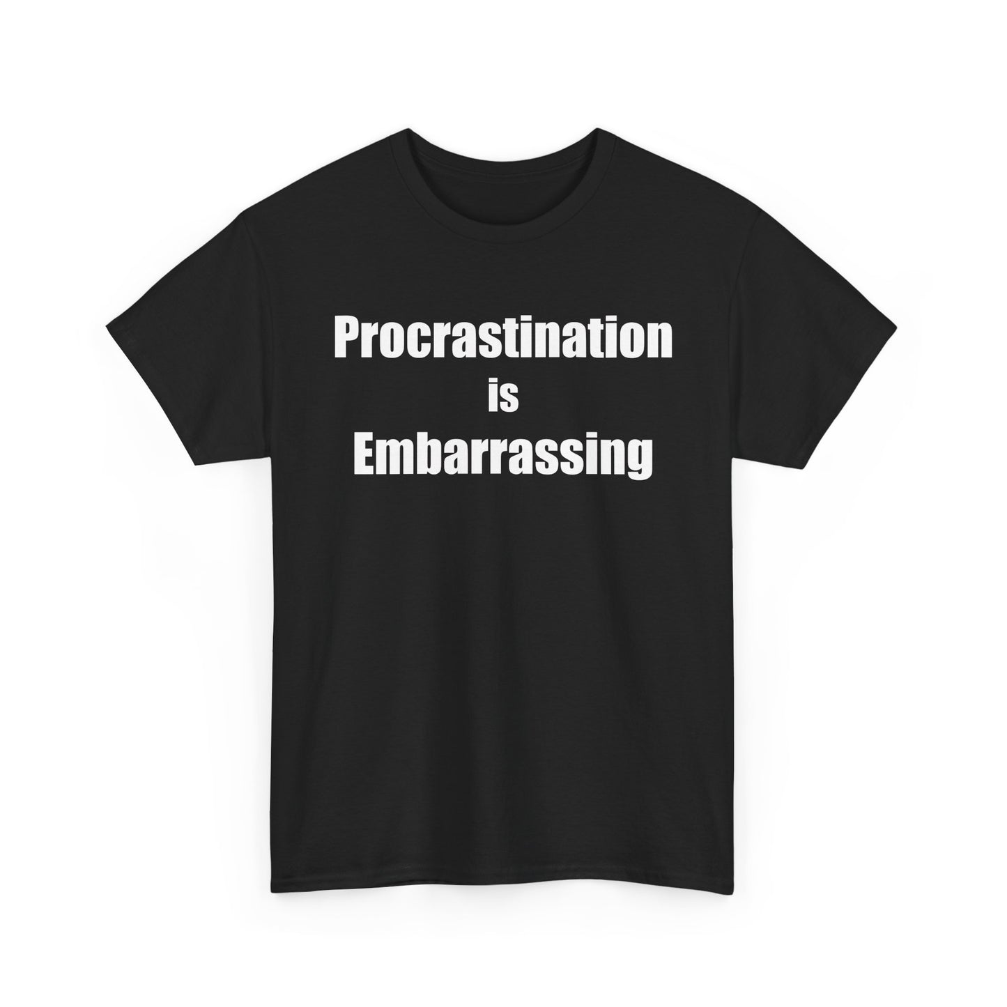 Procrastination is Embarrassing