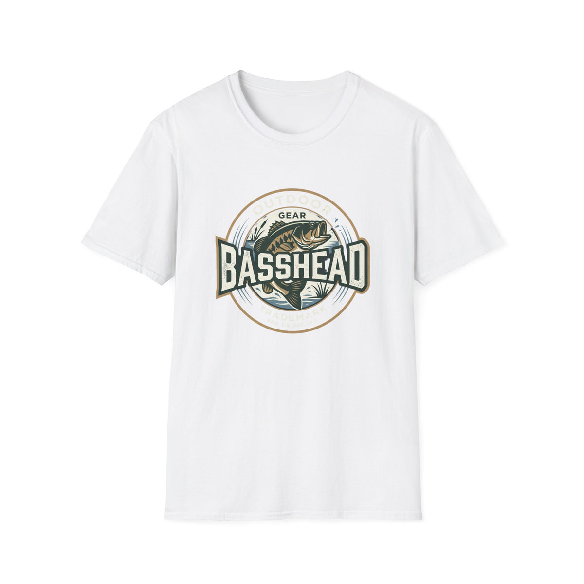 Basshead Fishing T-Shirt — Retro Bass Gear Tee