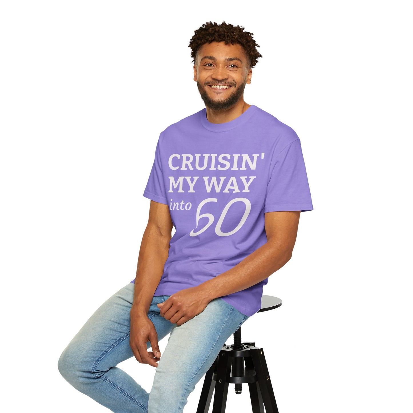 Cruisin' My Way Into 60 T-Shirt — 60th Birthday Tee