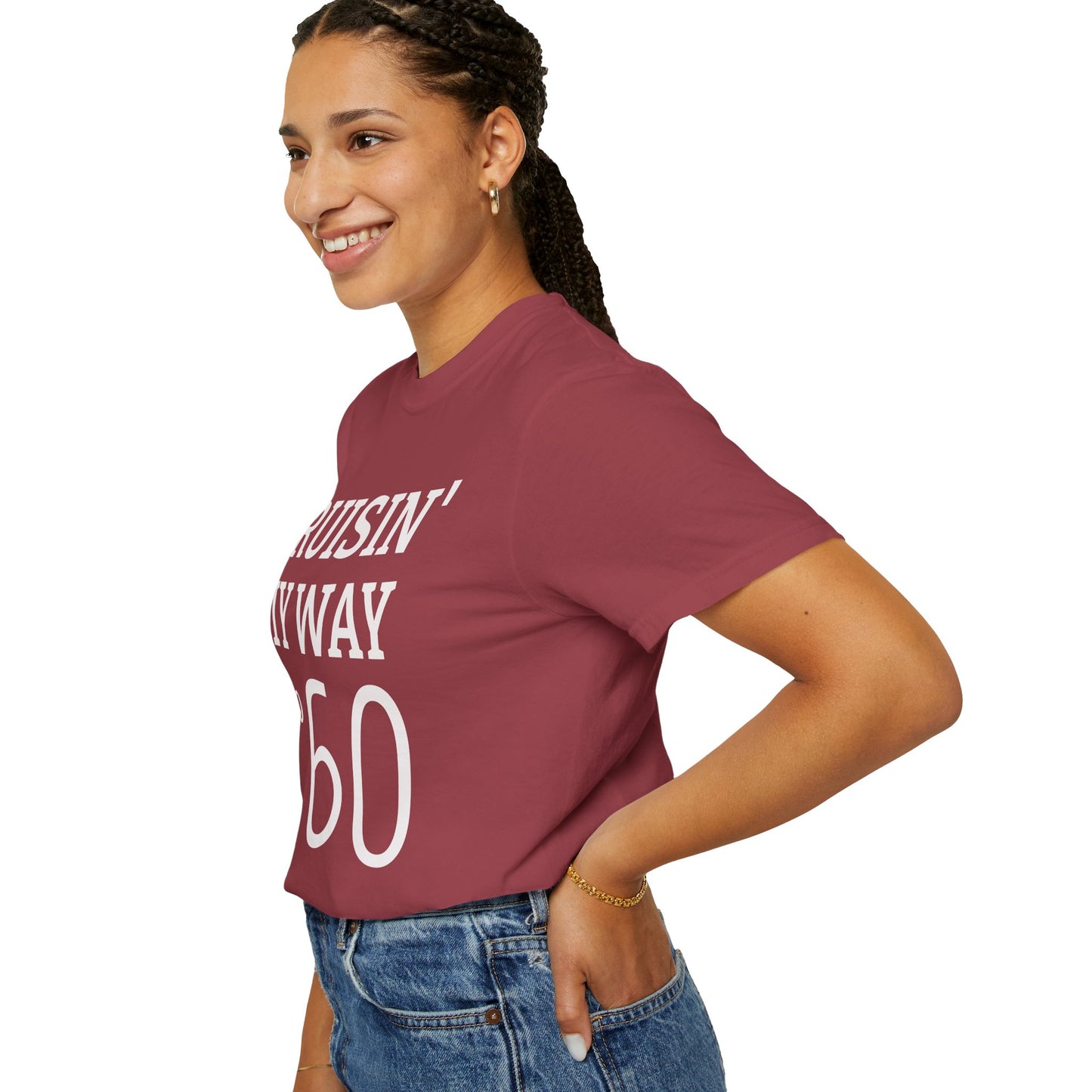 Cruisin' My Way Into 60 T-Shirt — 60th Birthday Tee