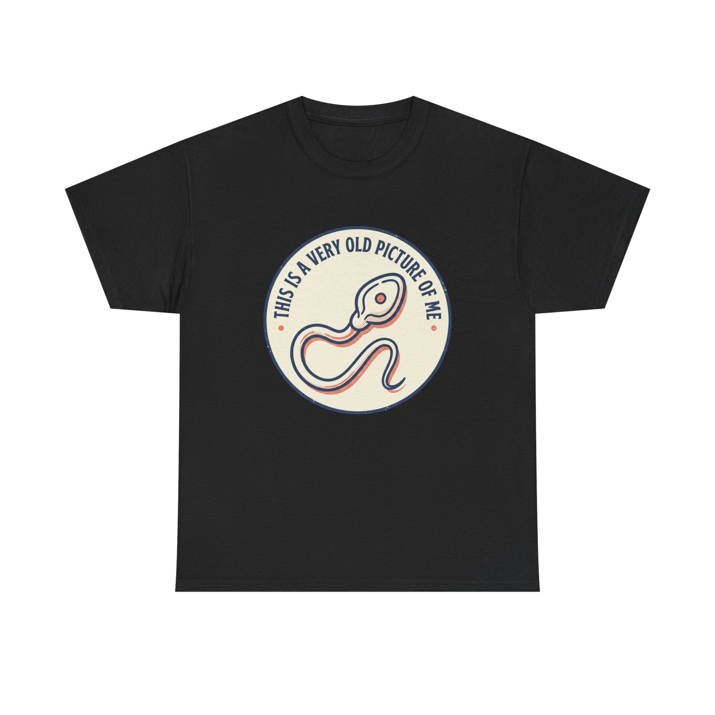 "This Is A Very Old Picture Of Me" Retro Snake Graphic Tee