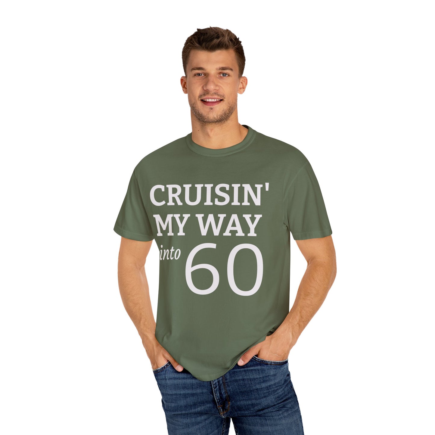 Cruisin' My Way Into 60 T-Shirt — 60th Birthday Tee