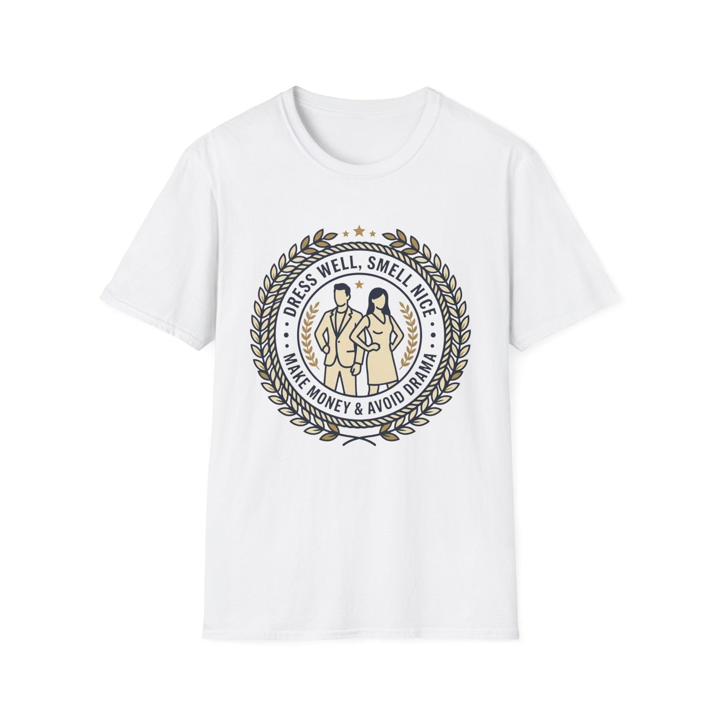 "Dress Well, Smell Nice" Vintage Couple Graphic Tee