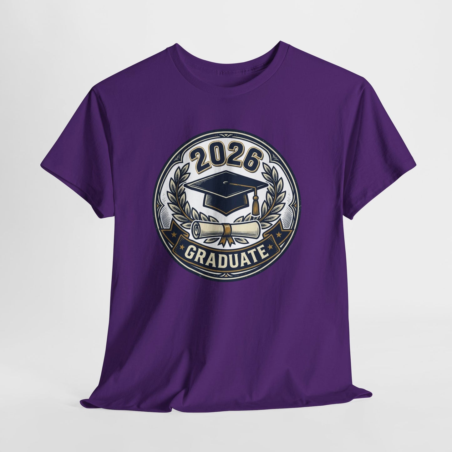 2026 Graduate T-Shirt — Graduation Cap Emblem Tee