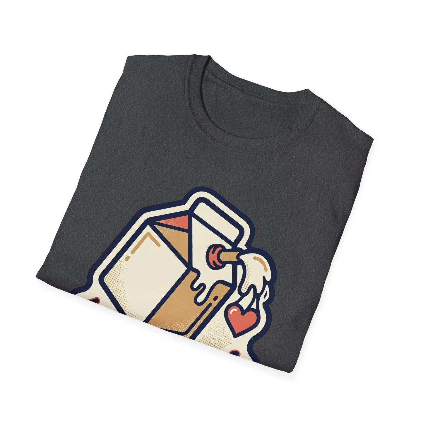 Cream Pie Cartoon T-Shirt — "I Like Creampies" Retro Milk Carton Graphic Tee