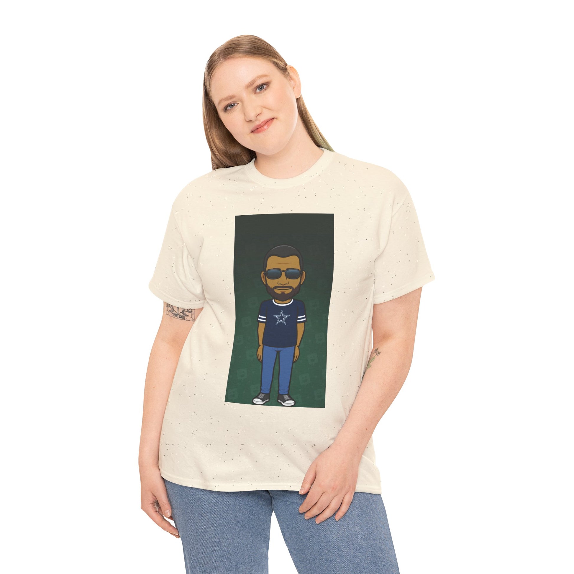 Cartoon Guy Graphic Tee — Personalized Avatar Shirt Printify