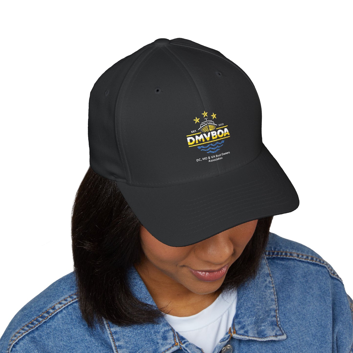 DMVBOA Embroidered Structured Cap — Washington DC, Maryland, Virginia Crew Hat