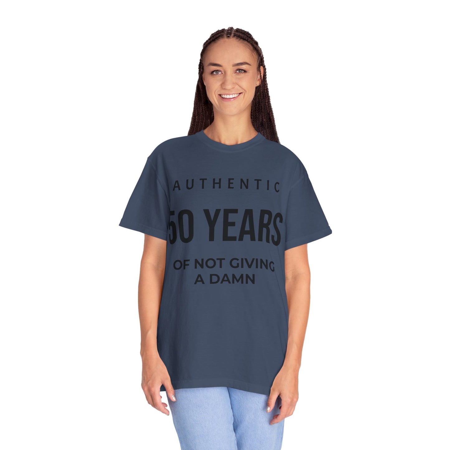 50 Years of Not Giving a Damn T-Shirt — Funny 50th Birthday Tee