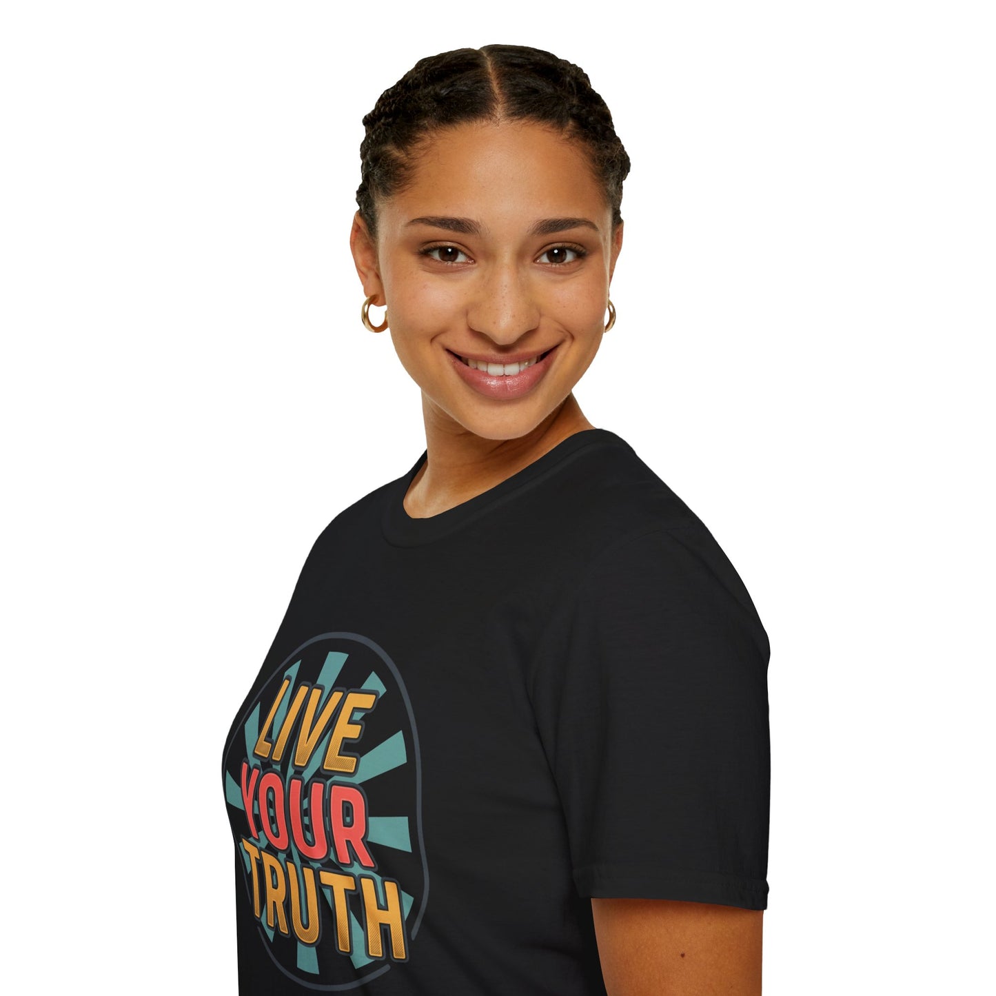 Live Your Truth T-Shirt — Retro Inspirational Graphic Tee