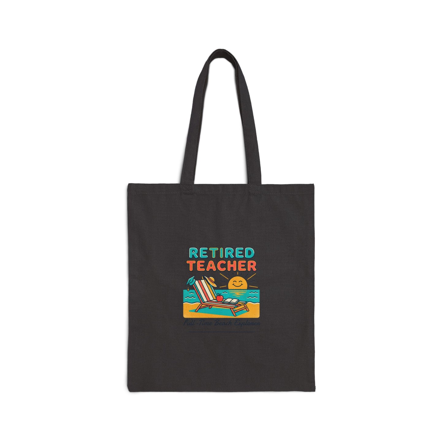 Retired Teacher Beach Life Tote | Retirement, Personalized Year