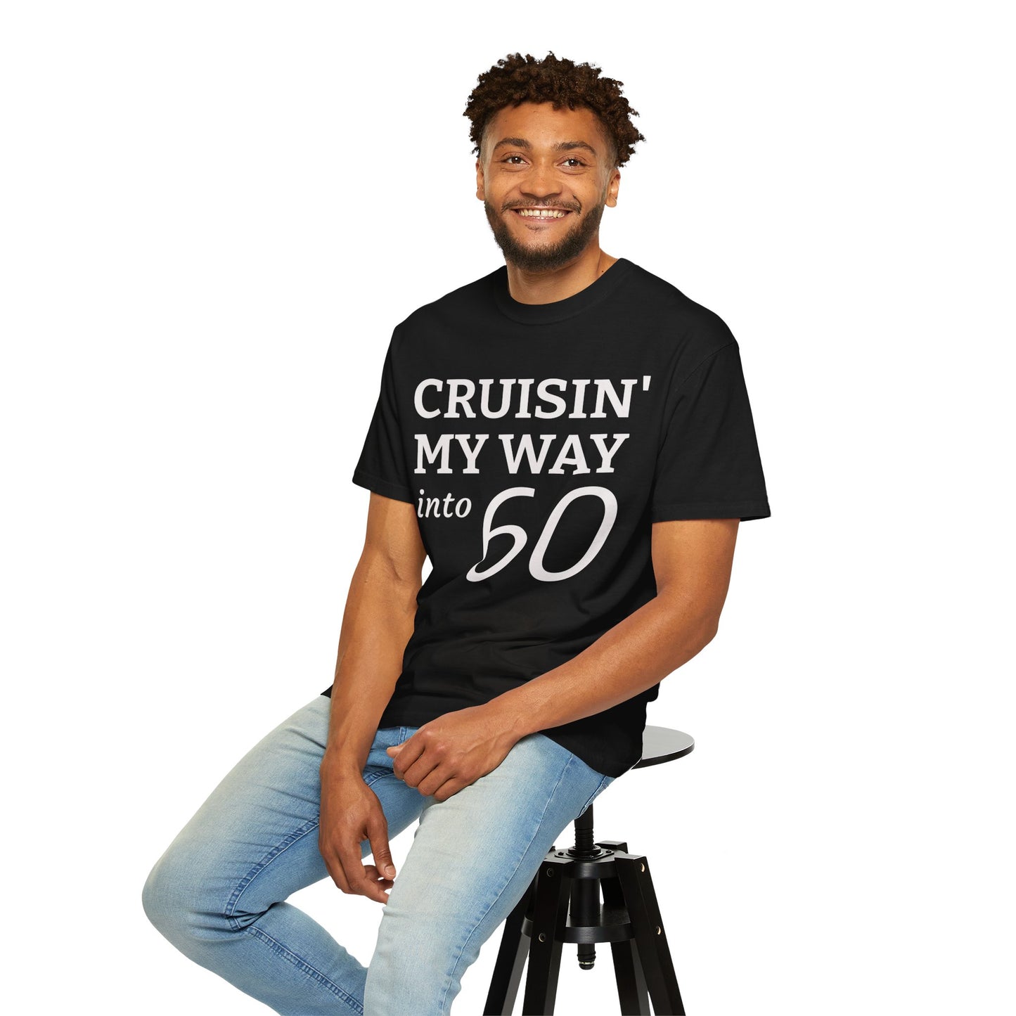 Cruisin' My Way Into 60 T-Shirt — 60th Birthday Tee