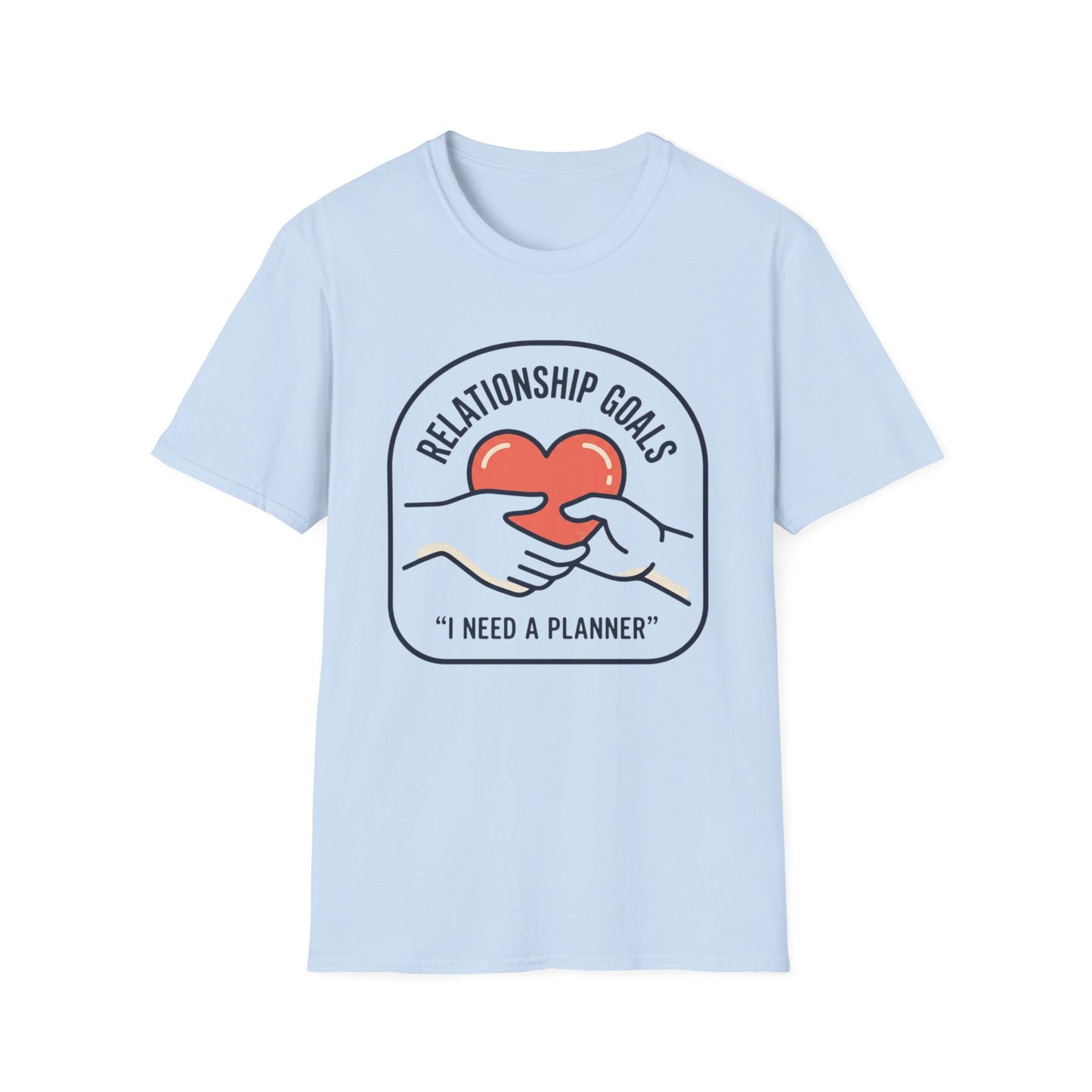 “Relationship Goals” Heart & Hands Graphic Tee (I Need a Planner)