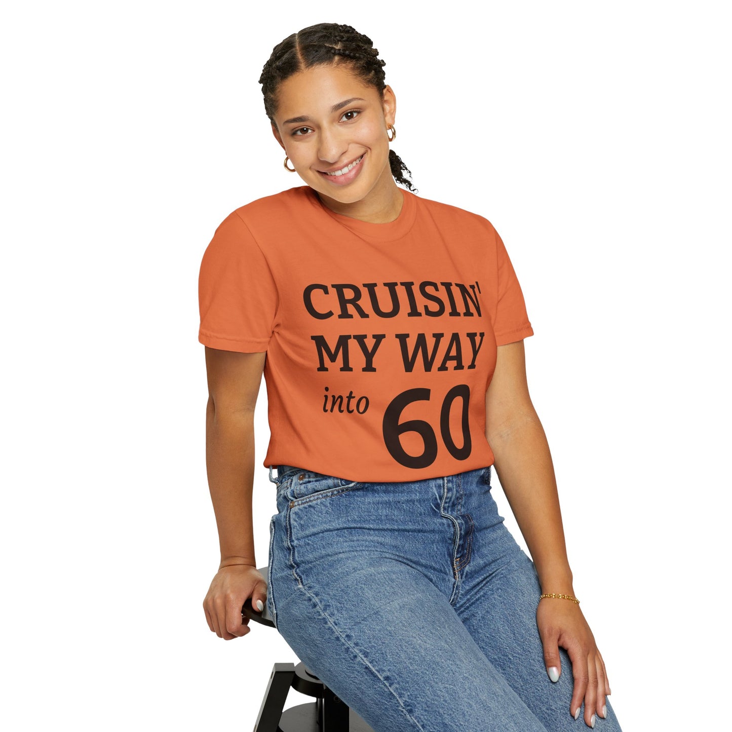 Cruisin' My Way Into 60 T-Shirt — 60th Birthday Tee