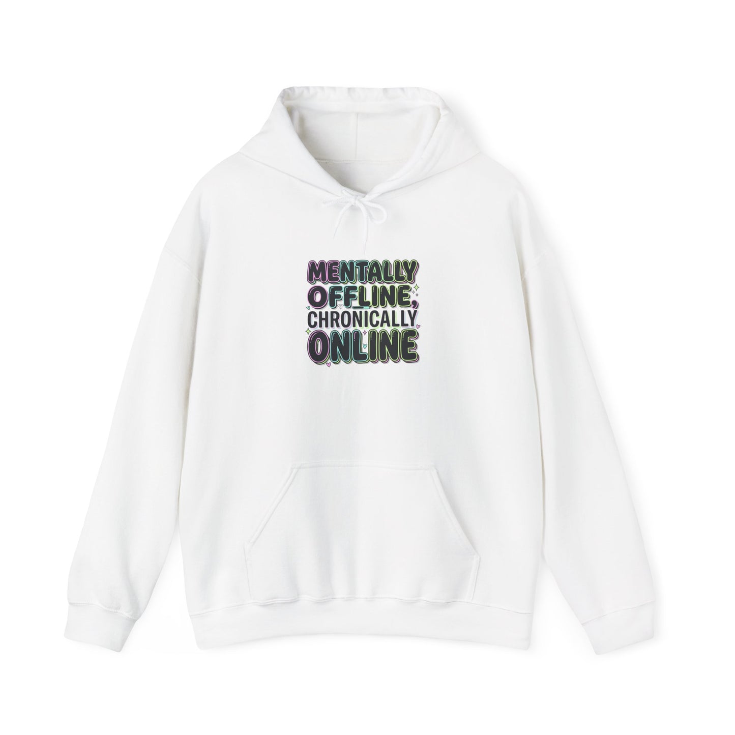 Mentally Offline Unisex Heavy Blend™ Hooded Sweatshirt