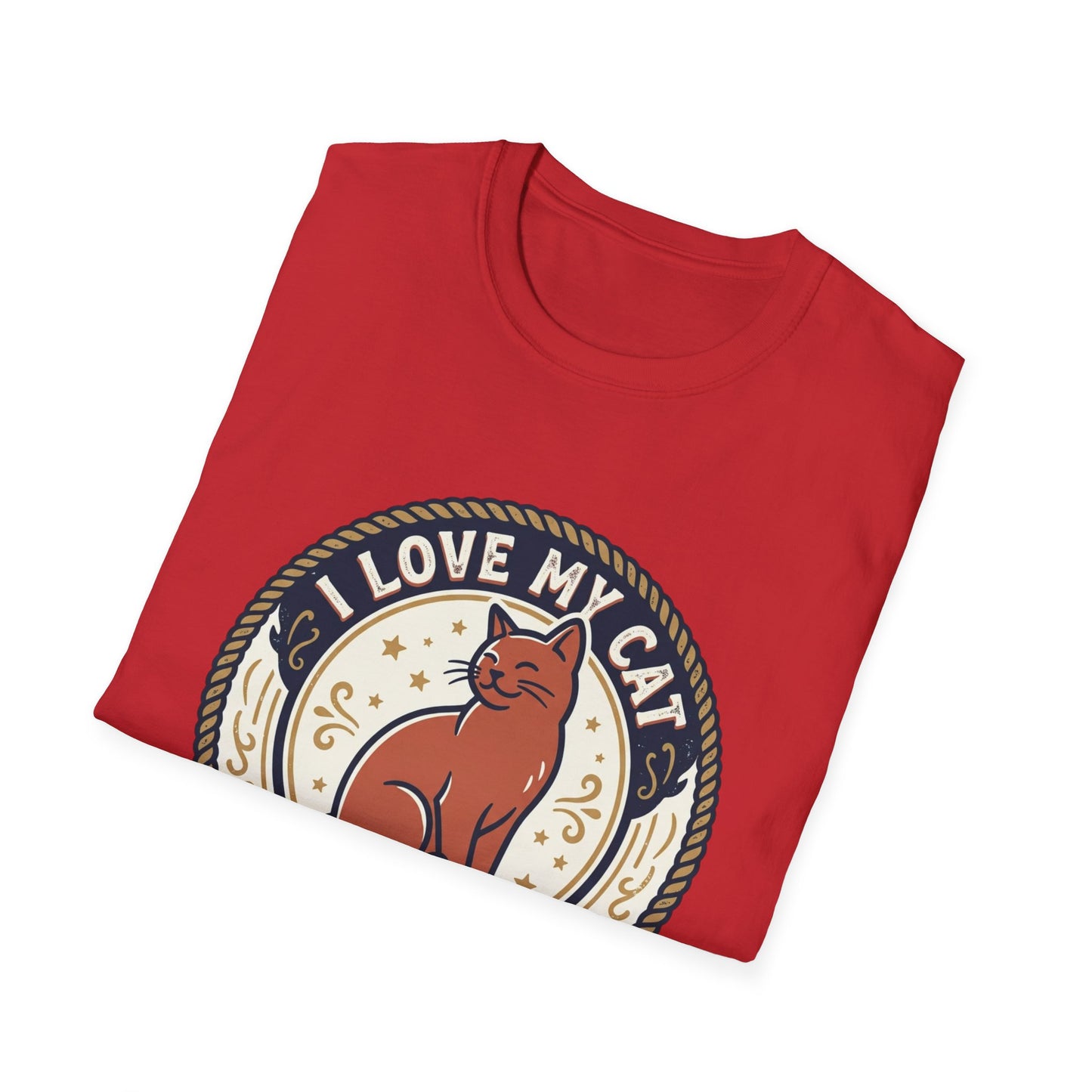 I Love My Cat T-Shirt — "I Love My Cat More Than Most People I Know" Cat Lover Tee