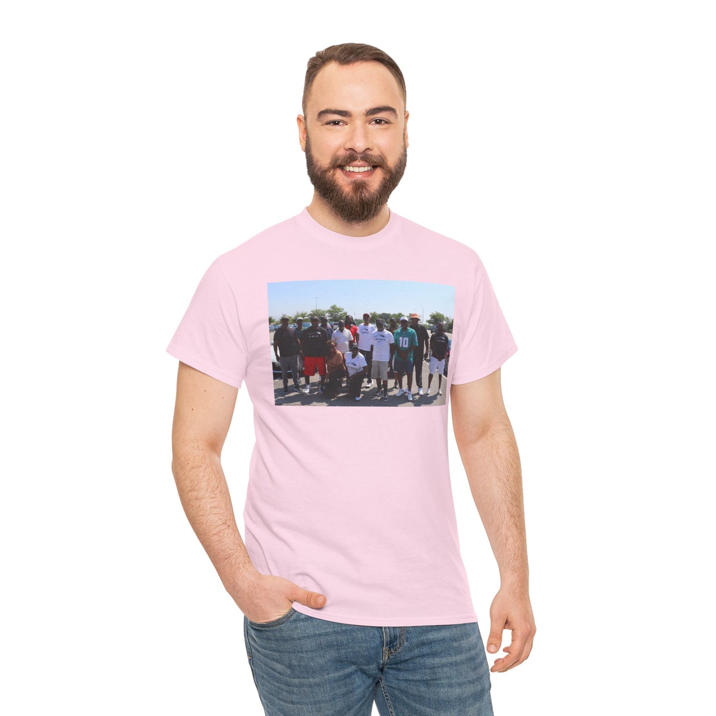 C-RYDERZ Group Photo Custom Tee — Personalized Reunion & Team Picture Shirt Printify